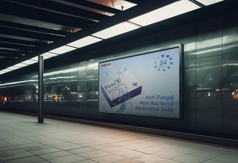 Billboard design for Flyer-Z soap