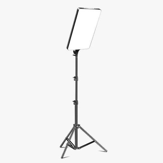 LED panel light on a stand